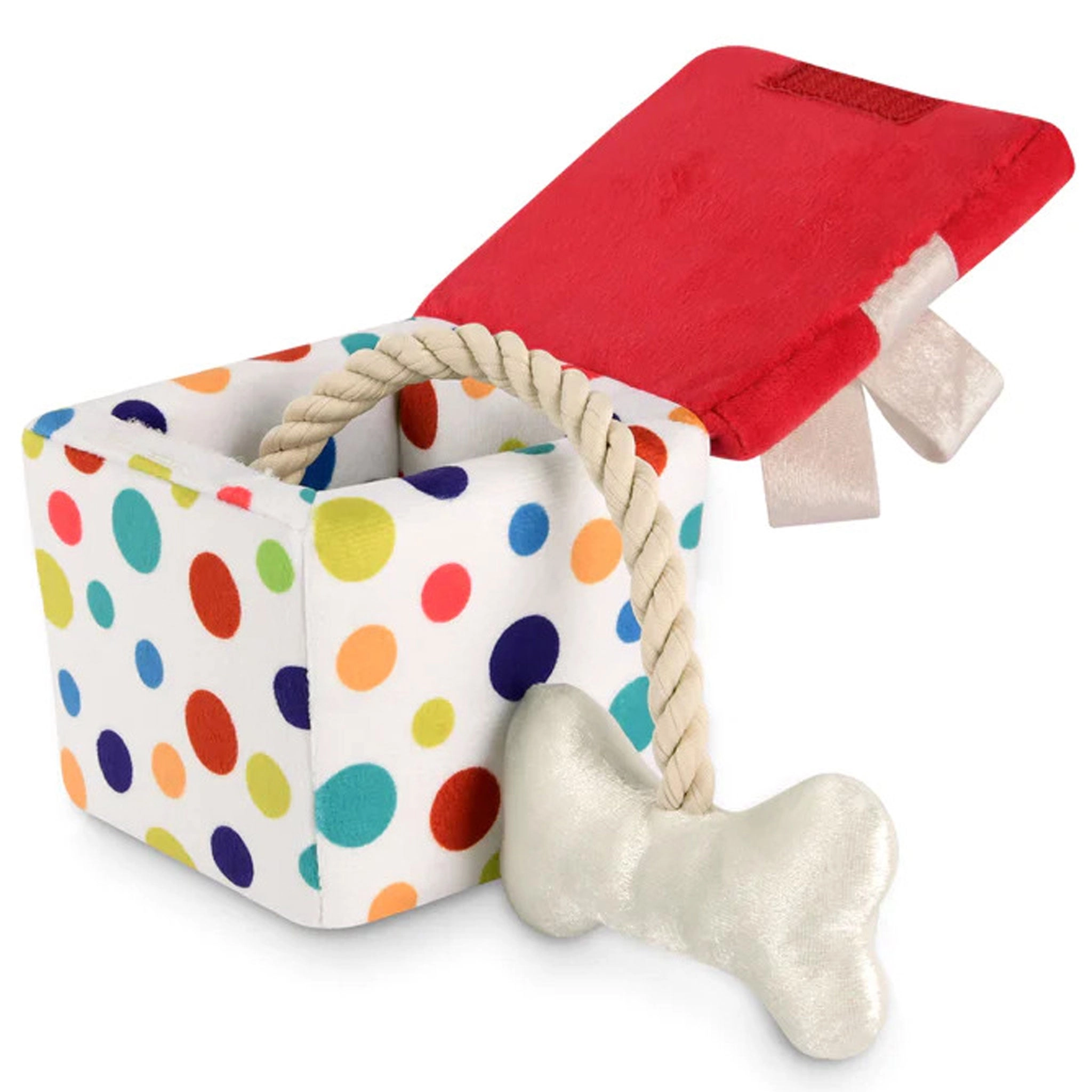 P.L.A.Y. Party Time Pawfect Present Dog Toy
