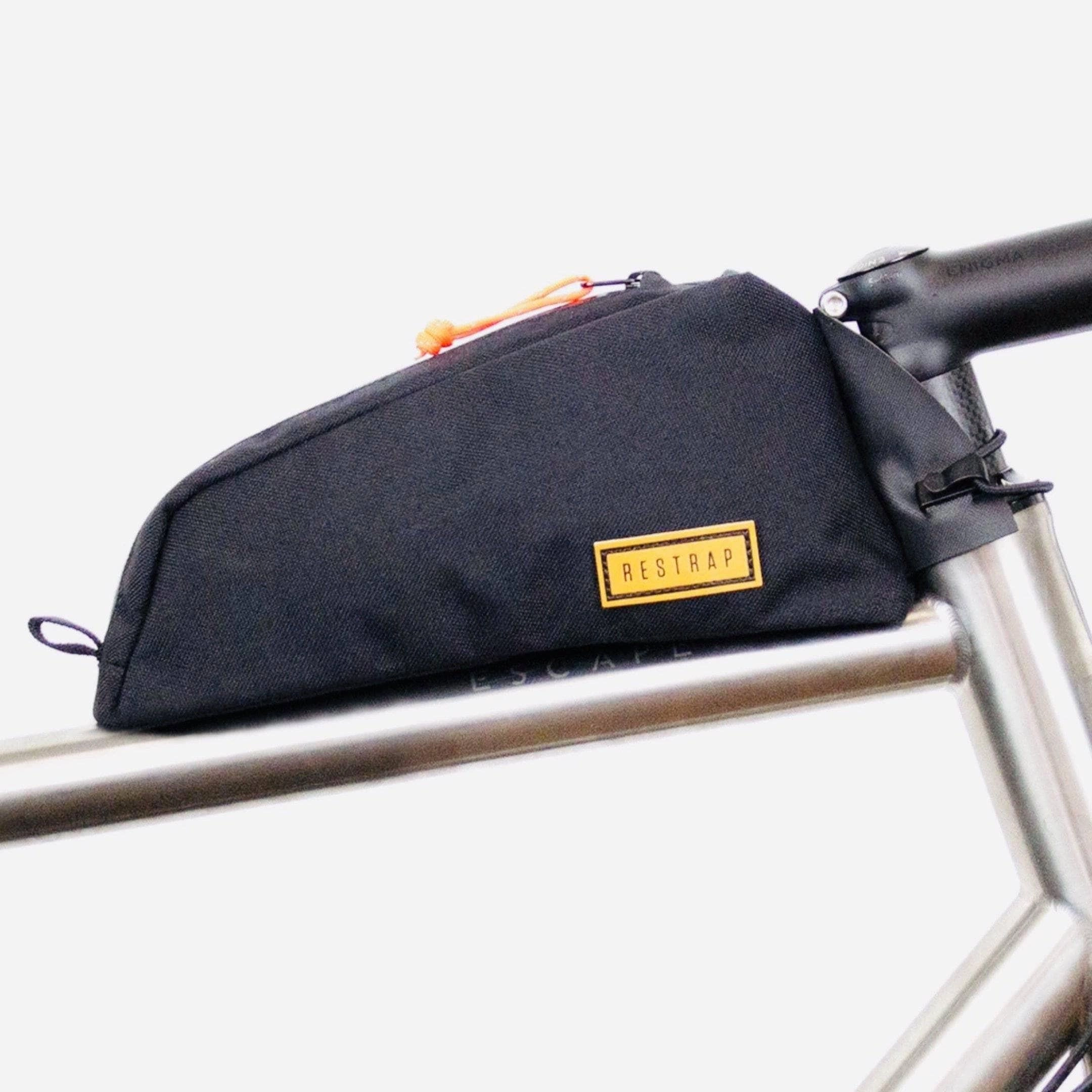 Restrap Top Tube Bag Bolt-On .8L Black