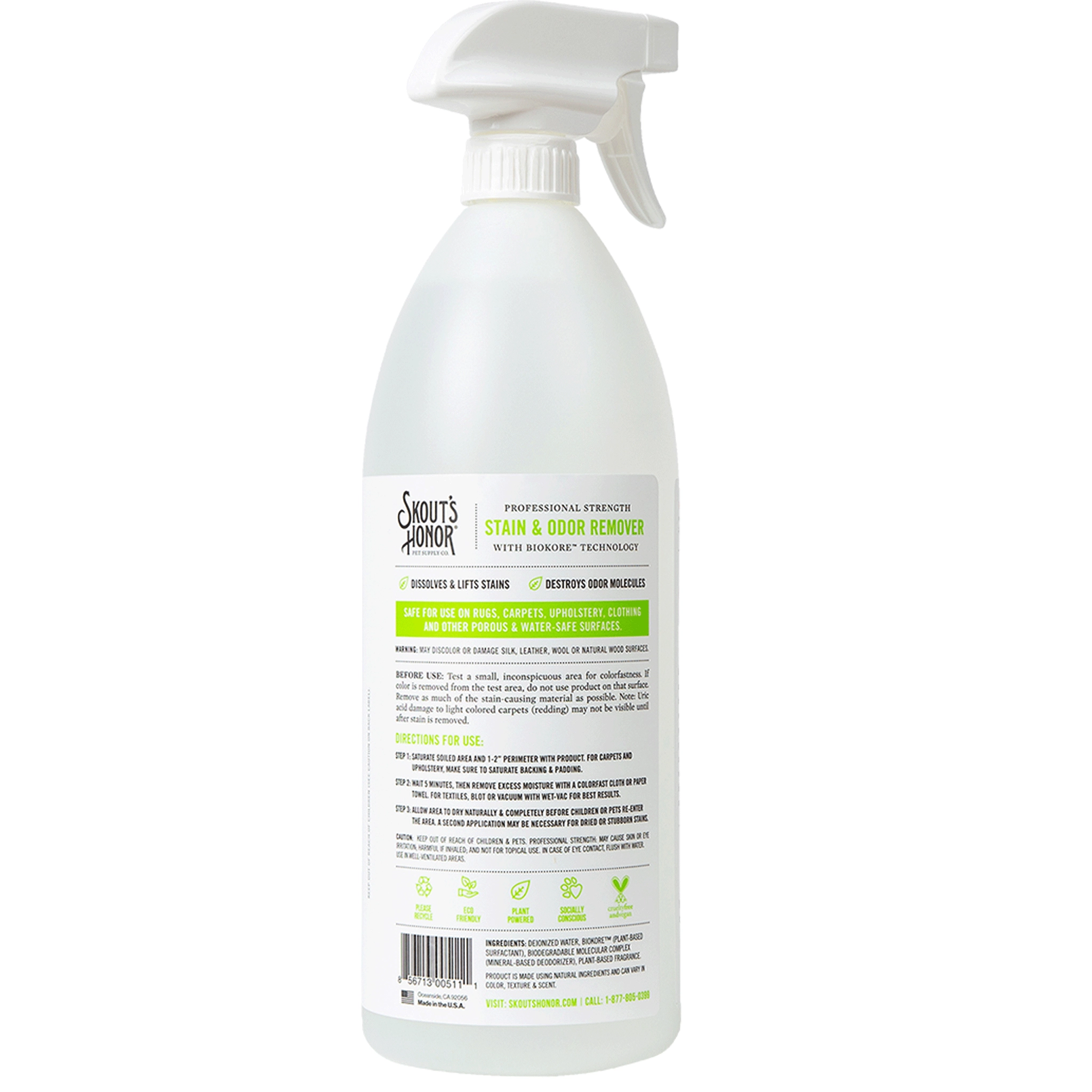 Skout's Honor Dog Stain & Odor Remover
