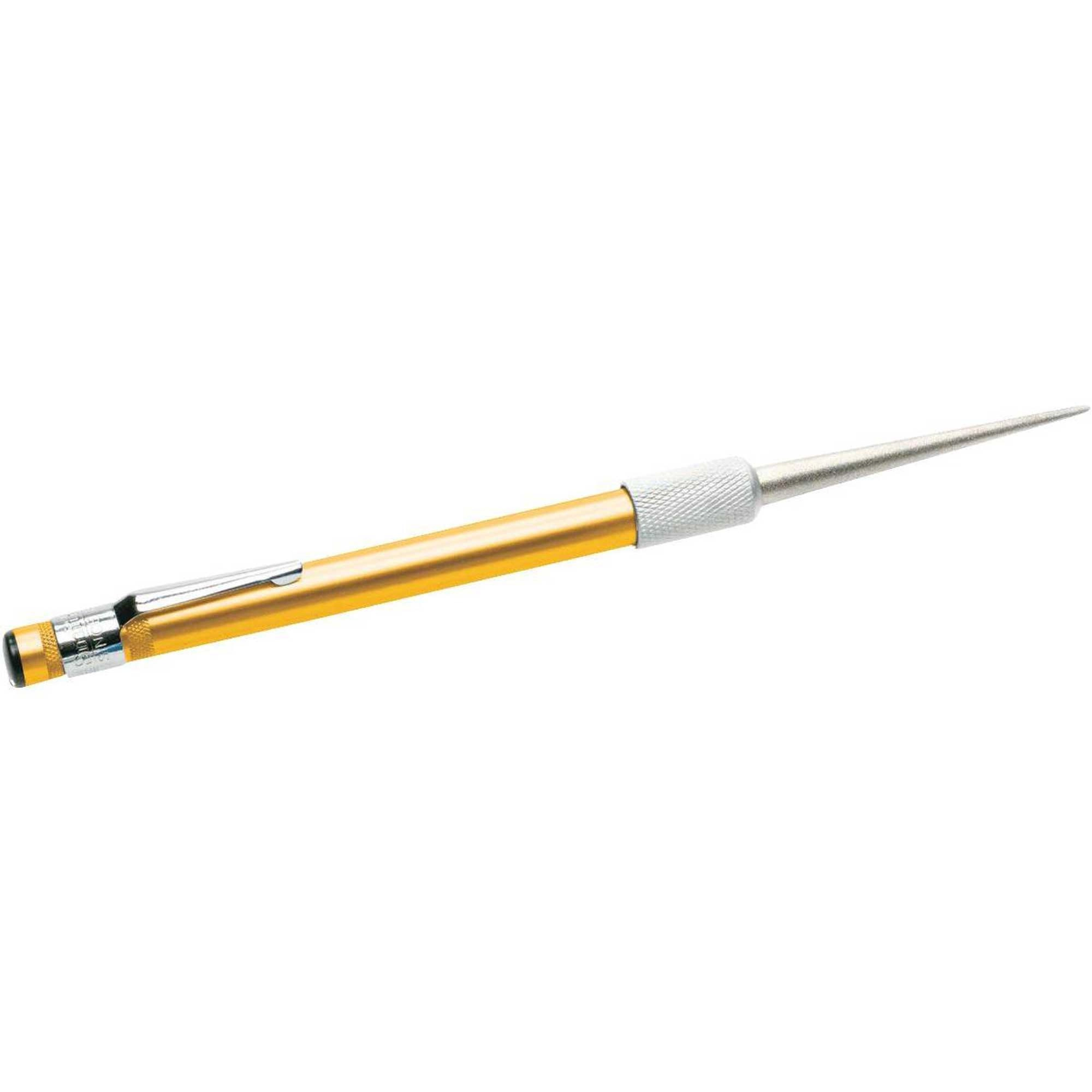 Smith's Retractable Sharpener - Tapered Diamond Coated Rod with Pocket Clip | SMDRET