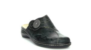 Think! Camilla Black Clog 88431-02