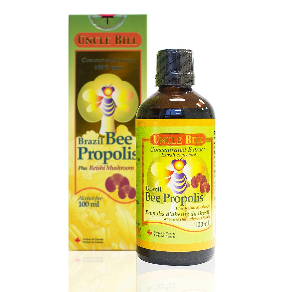UNCLE BILL® Brazil Bee Propolis with Reishi (Alcohol Free)